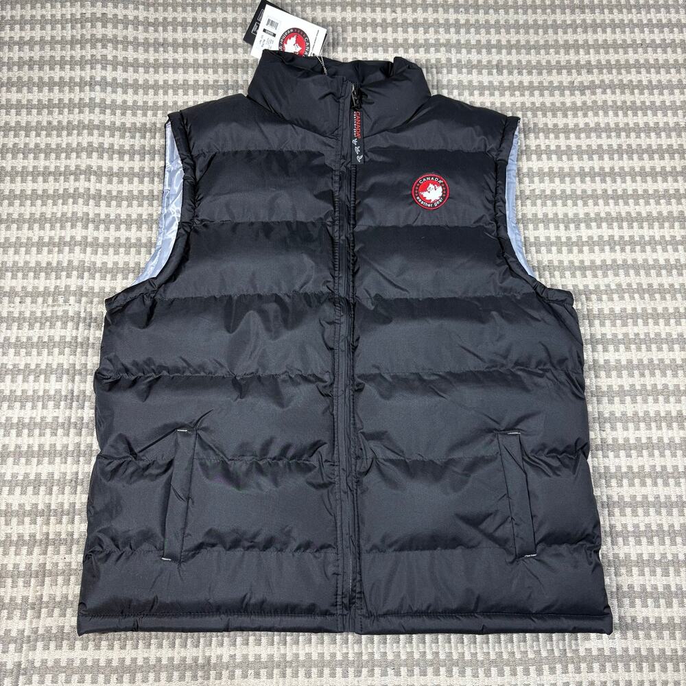 Canada Weather Gear Men's XL Basic Puffer Vest‎ Black NWT